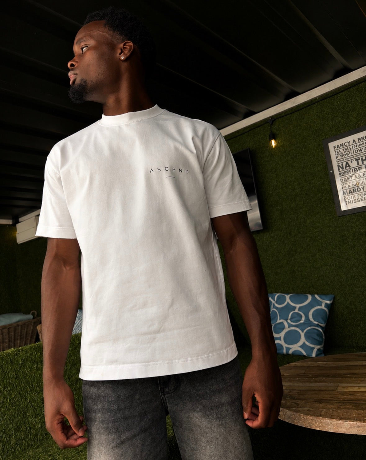 Ascend Heavyweight 'cloud' T-Shirt